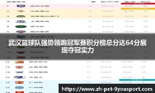武汉篮球队强势领跑冠军赛积分榜总分达64分展现夺冠实力